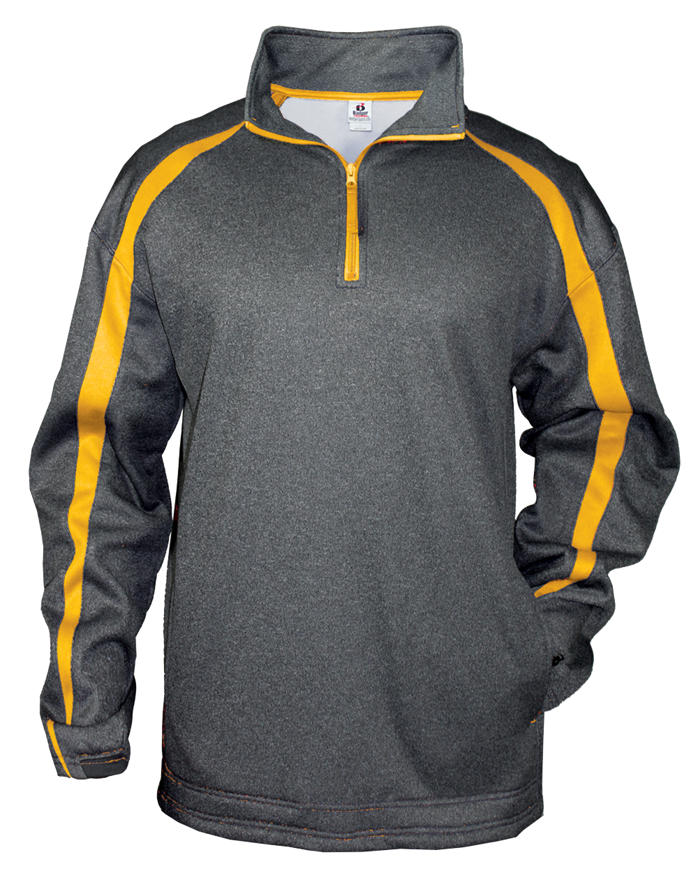 Badger Men's Sport Athletic Fleece Hooded Sweatshirt - Image 3