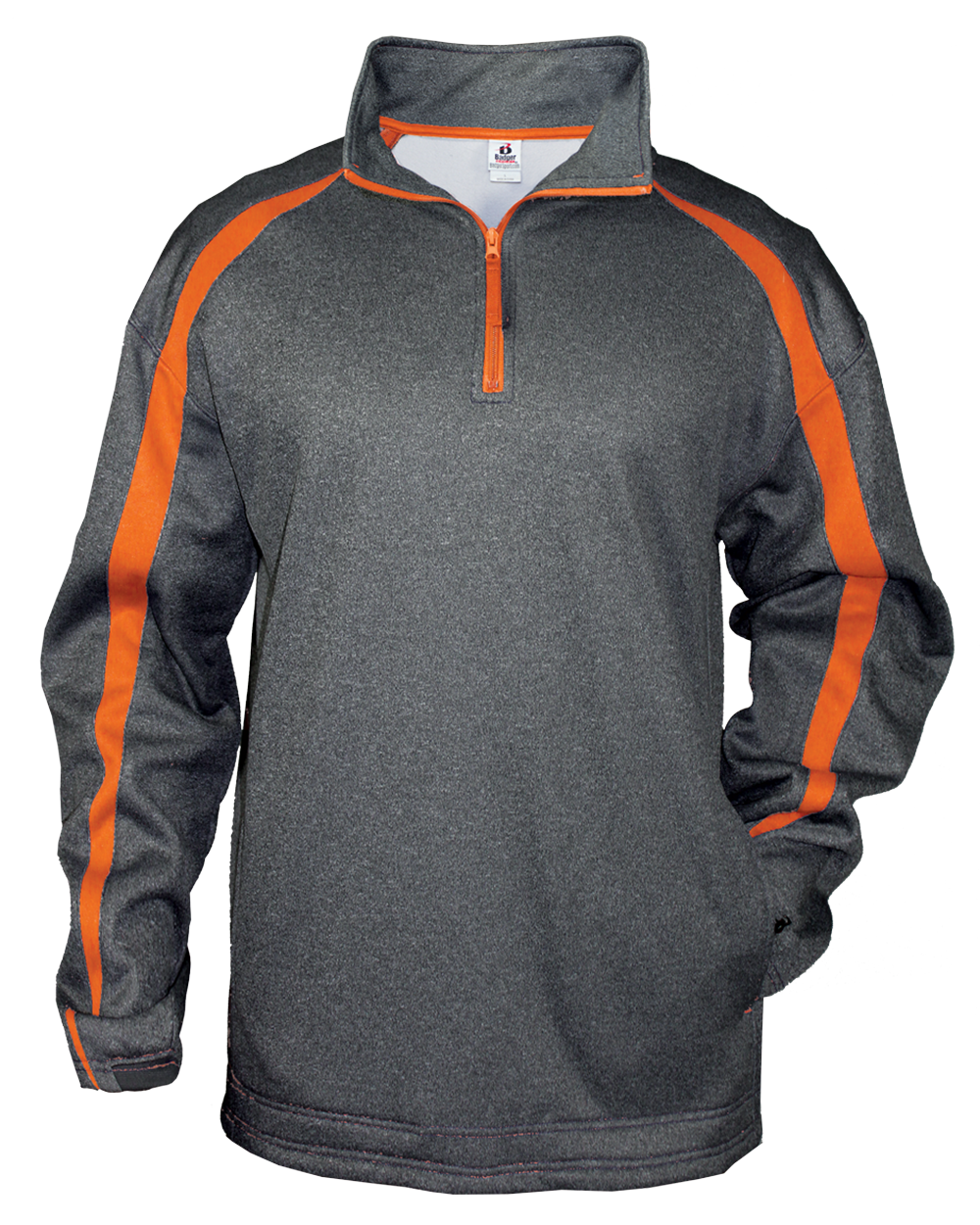 Badger Men's Sport Athletic Fleece Hooded Sweatshirt - Image 2