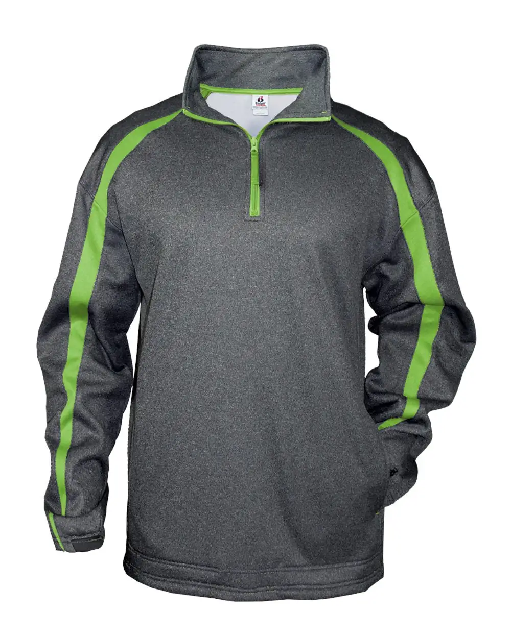 Badger Men's Sport Athletic Fleece Hooded Sweatshirt - Image 9