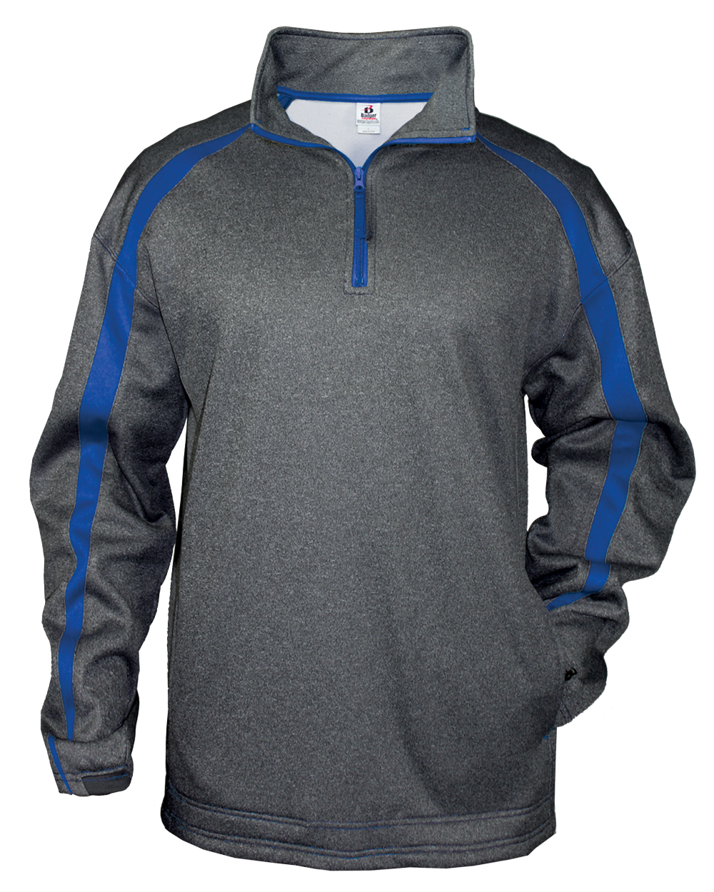 Badger Men's Sport Athletic Fleece Hooded Sweatshirt - Image 4