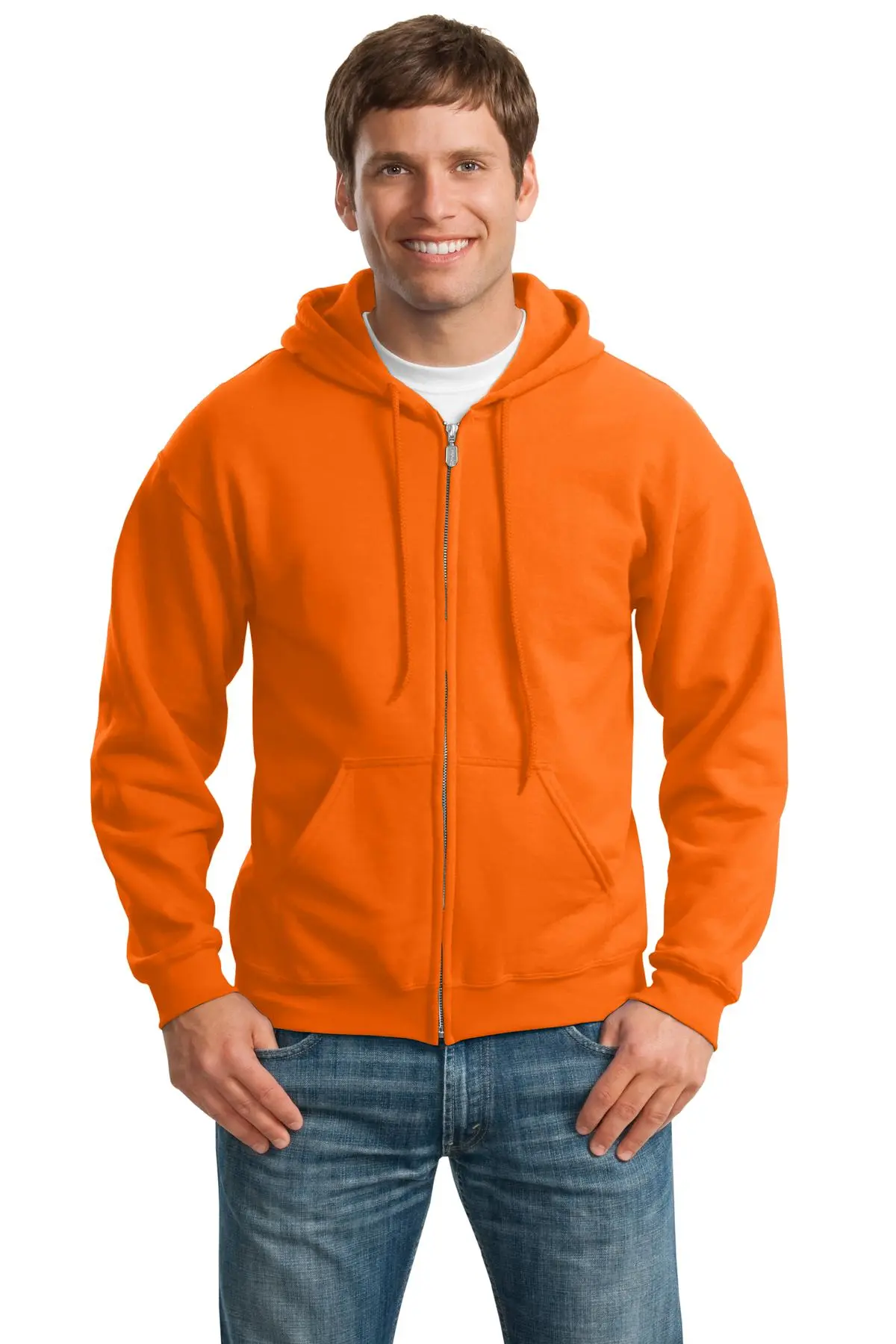 Gildan Men's Heavy BlendFull-Zip Hooded Sweatshirt 18600 2 Of 2 - Image 16