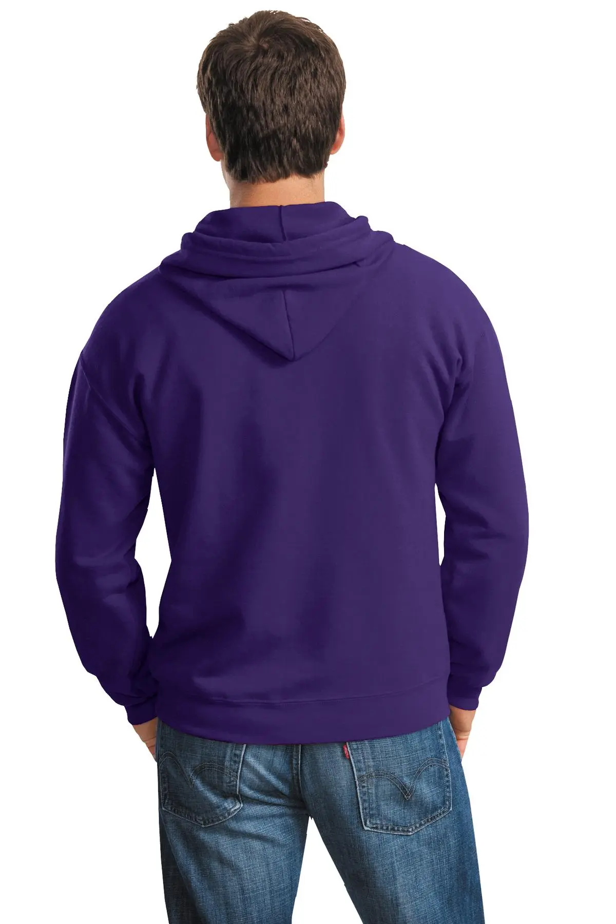 Gildan Men's Heavy BlendFull-Zip Hooded Sweatshirt 18600 2 Of 2 - Image 17