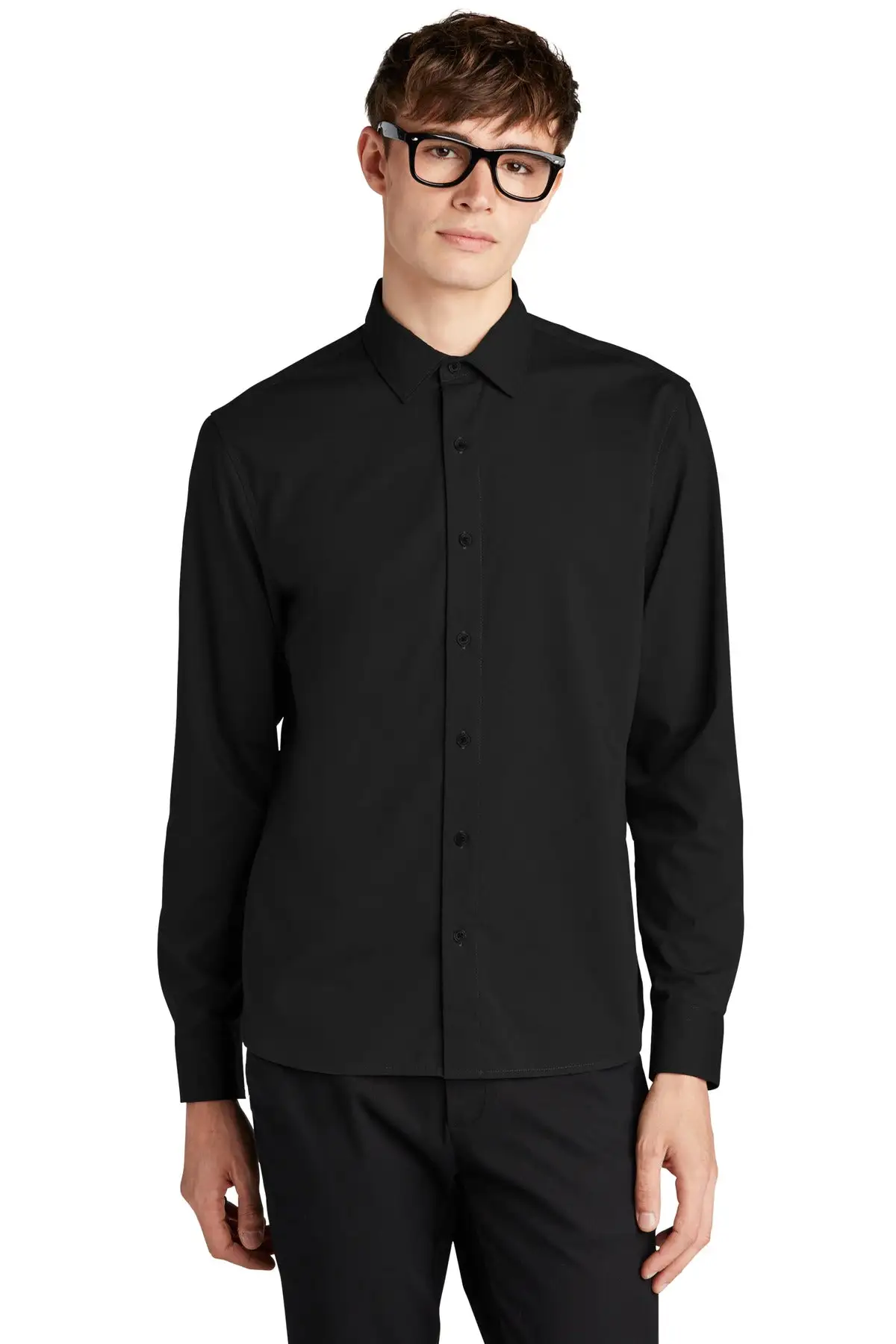 MERCER+METTLE Men's Long Sleeve Stretch Woven Shirt MM2000 - Image 25