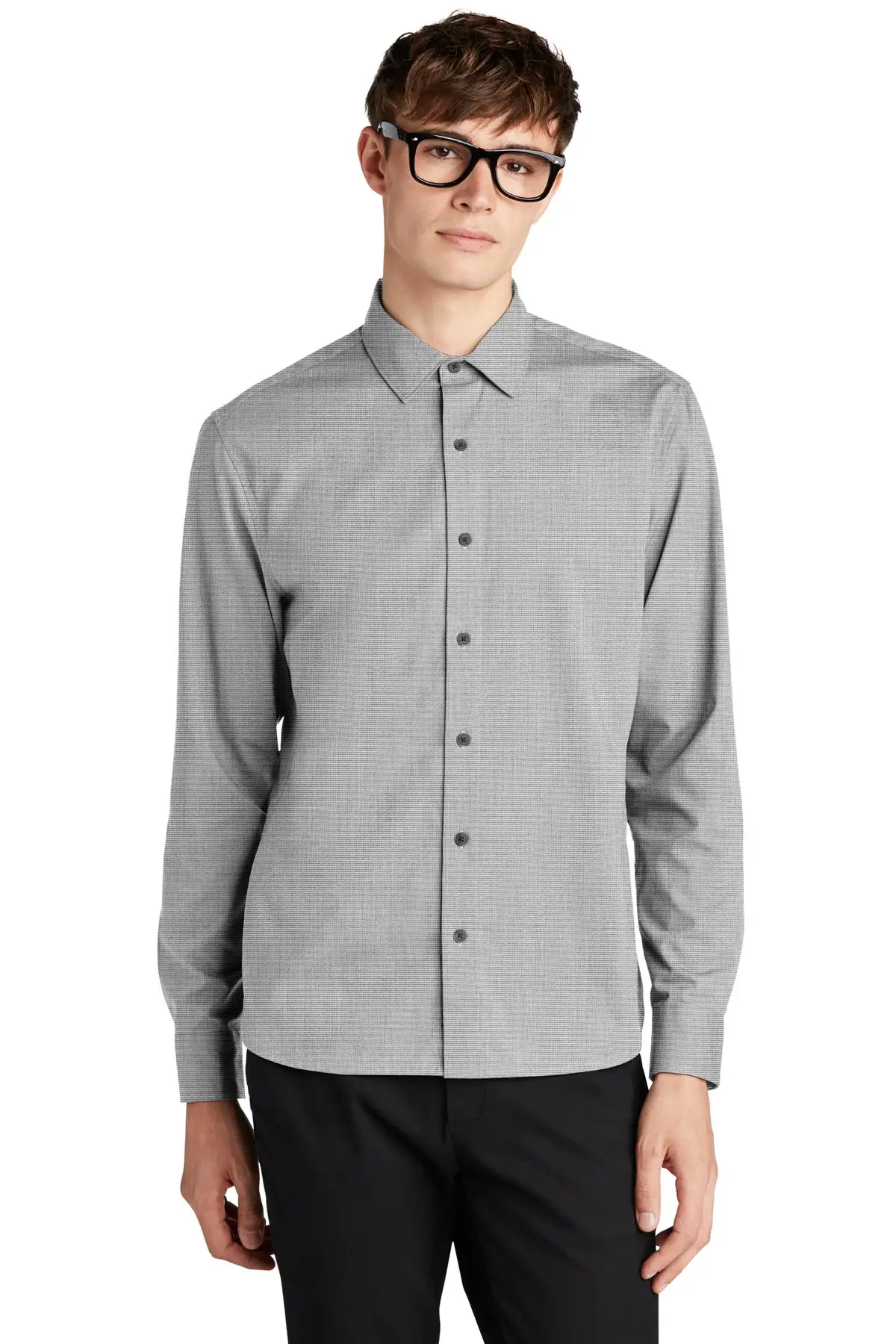MERCER+METTLE Men's Long Sleeve Stretch Woven Shirt MM2000 - Image 9