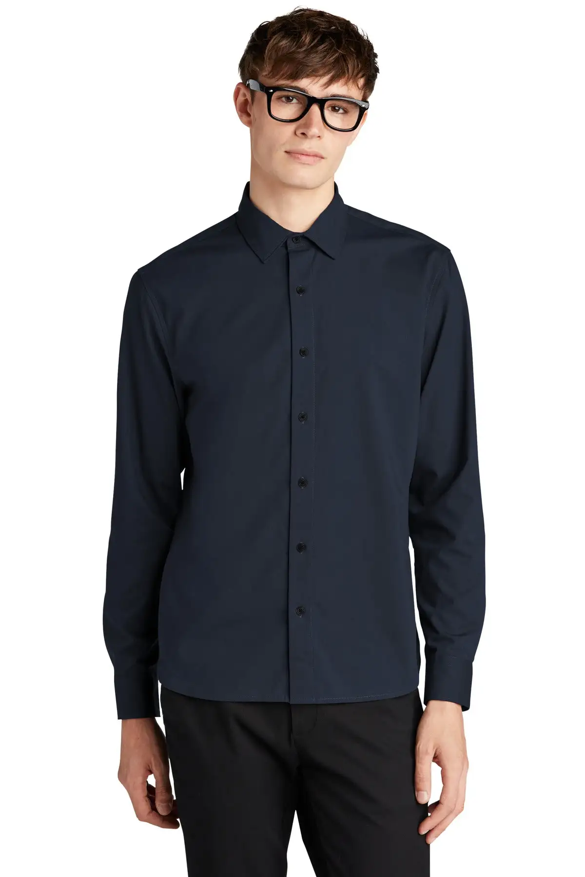 MERCER+METTLE Men's Long Sleeve Stretch Woven Shirt MM2000 - Image 2