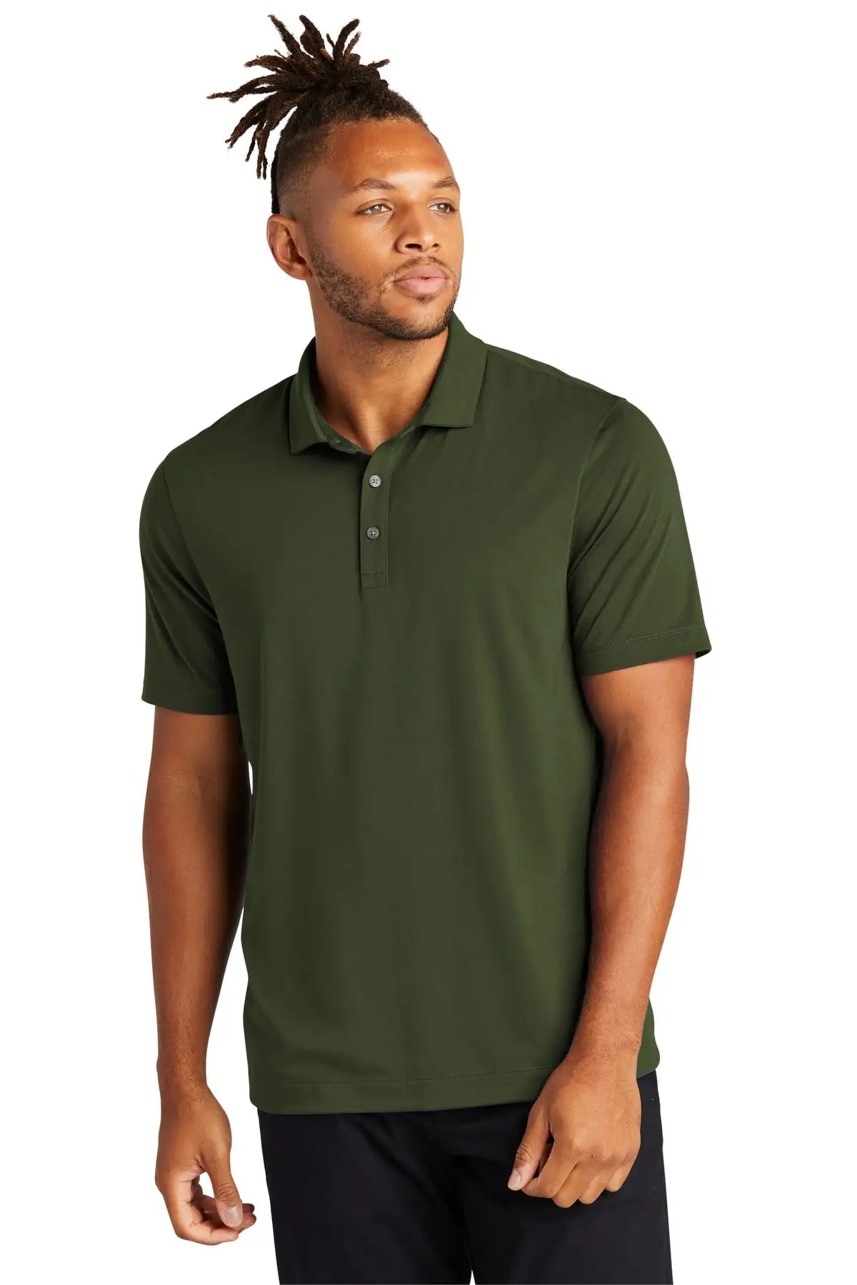 MERCER+METTLE Men's Stretch Jersey Polo MM1014 - Image 2