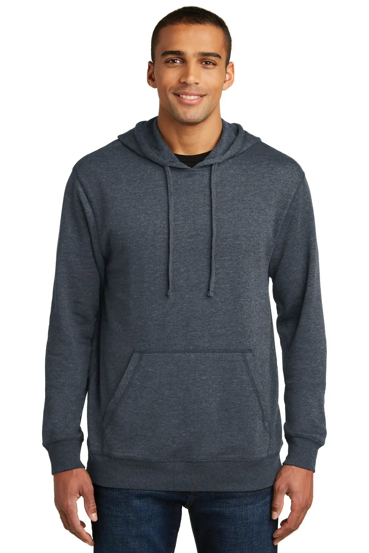 District Lightweight Fleece Hoodie. DM391 - Image 6