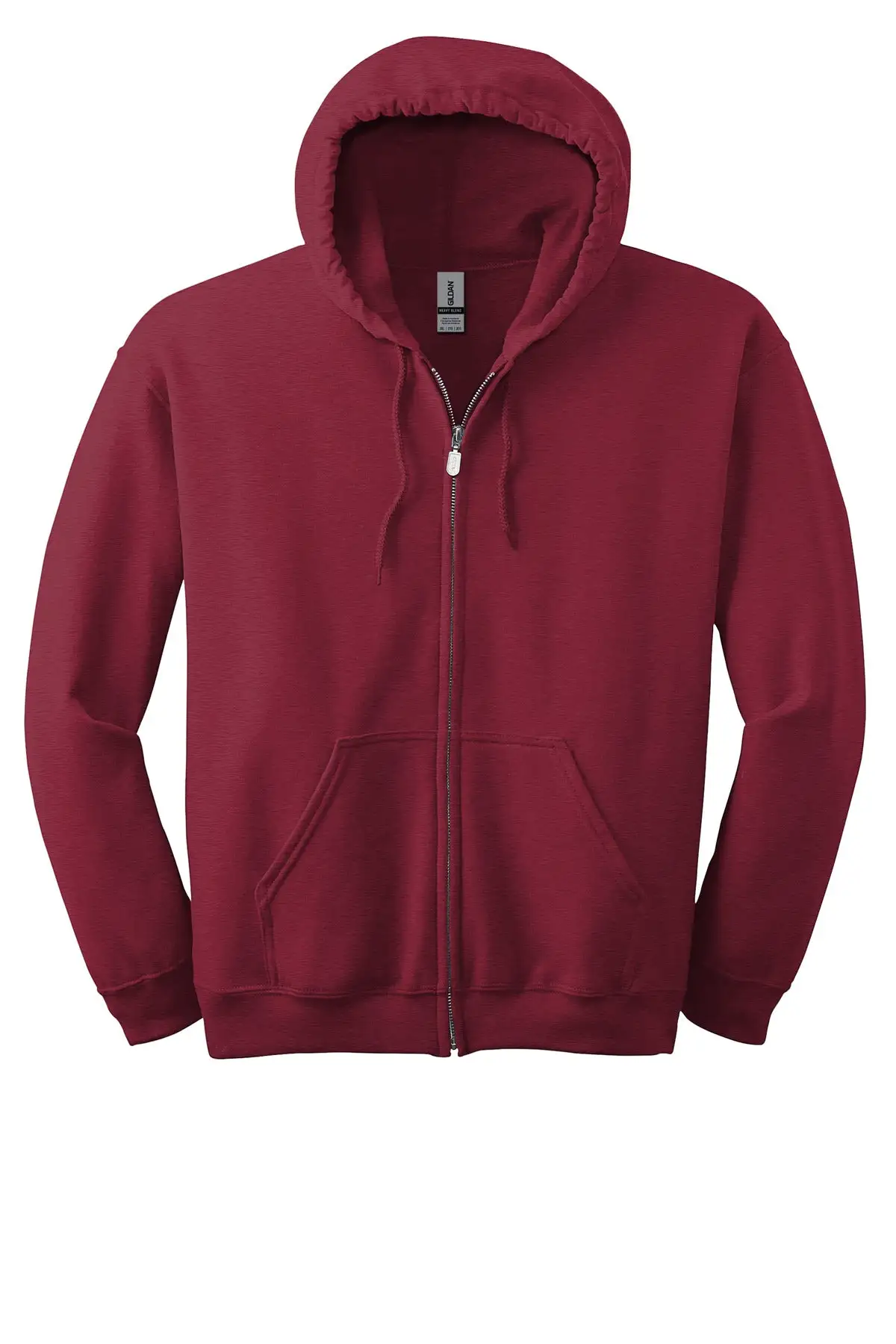 Gildan Men's Heavy BlendFull-Zip Hooded Sweatshirt 18600 2 Of 2 - Image 5