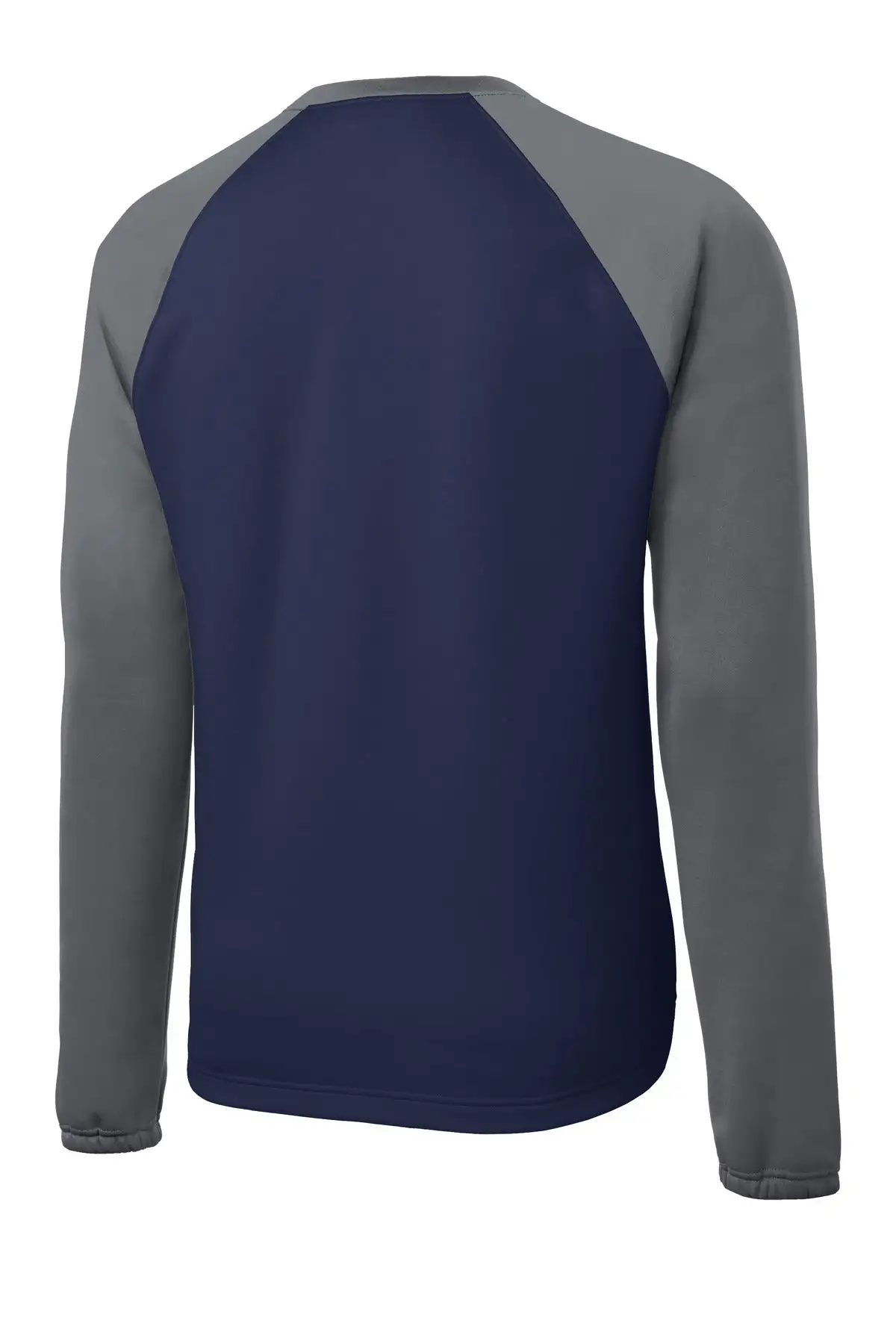 Sport-Tek Men's Sport-Wick Raglan Colorblock Fleece Crewneck ST242 - Image 12