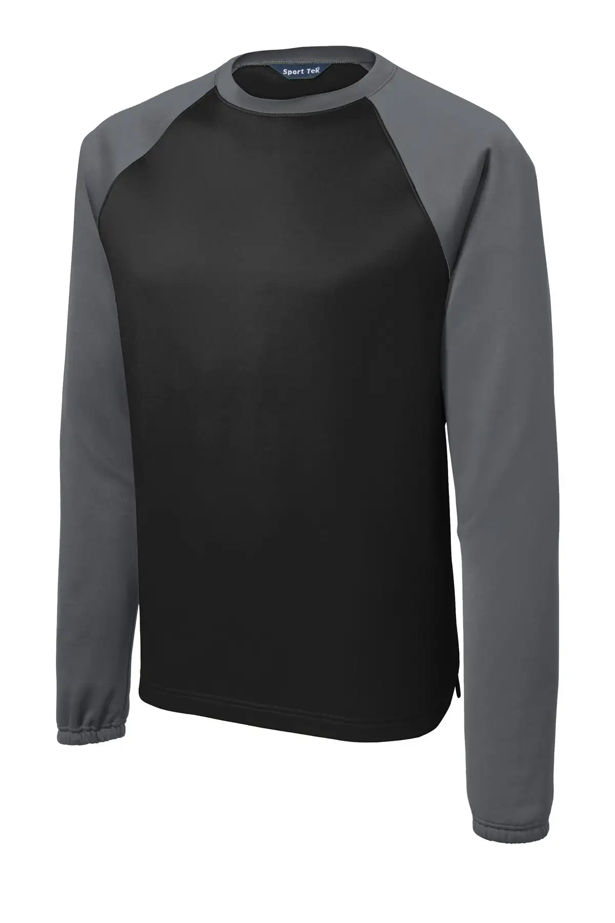 Sport-Tek Men's Sport-Wick Raglan Colorblock Fleece Crewneck ST242 - Image 8