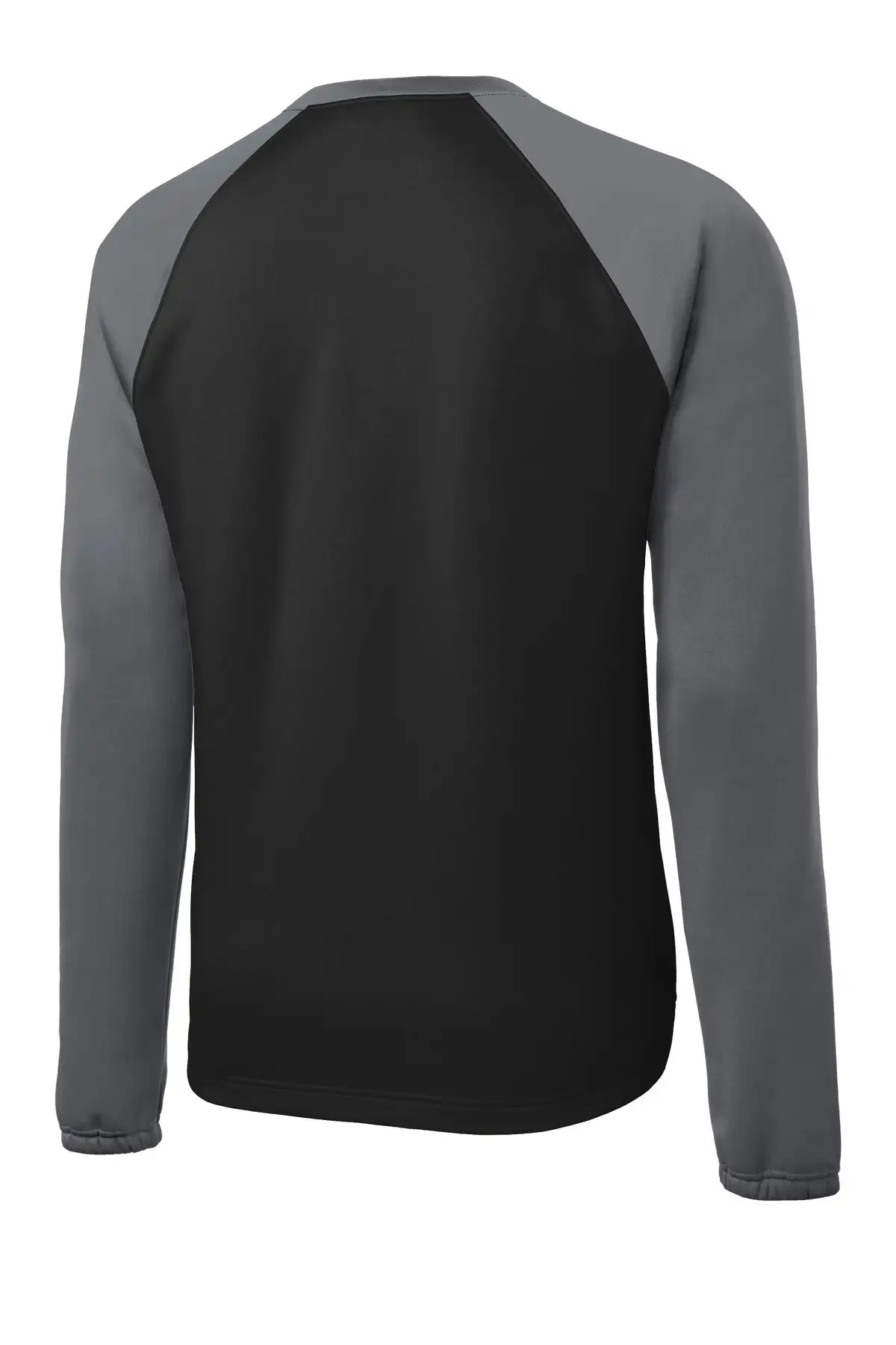 Sport-Tek Men's Sport-Wick Raglan Colorblock Fleece Crewneck ST242 - Image 9