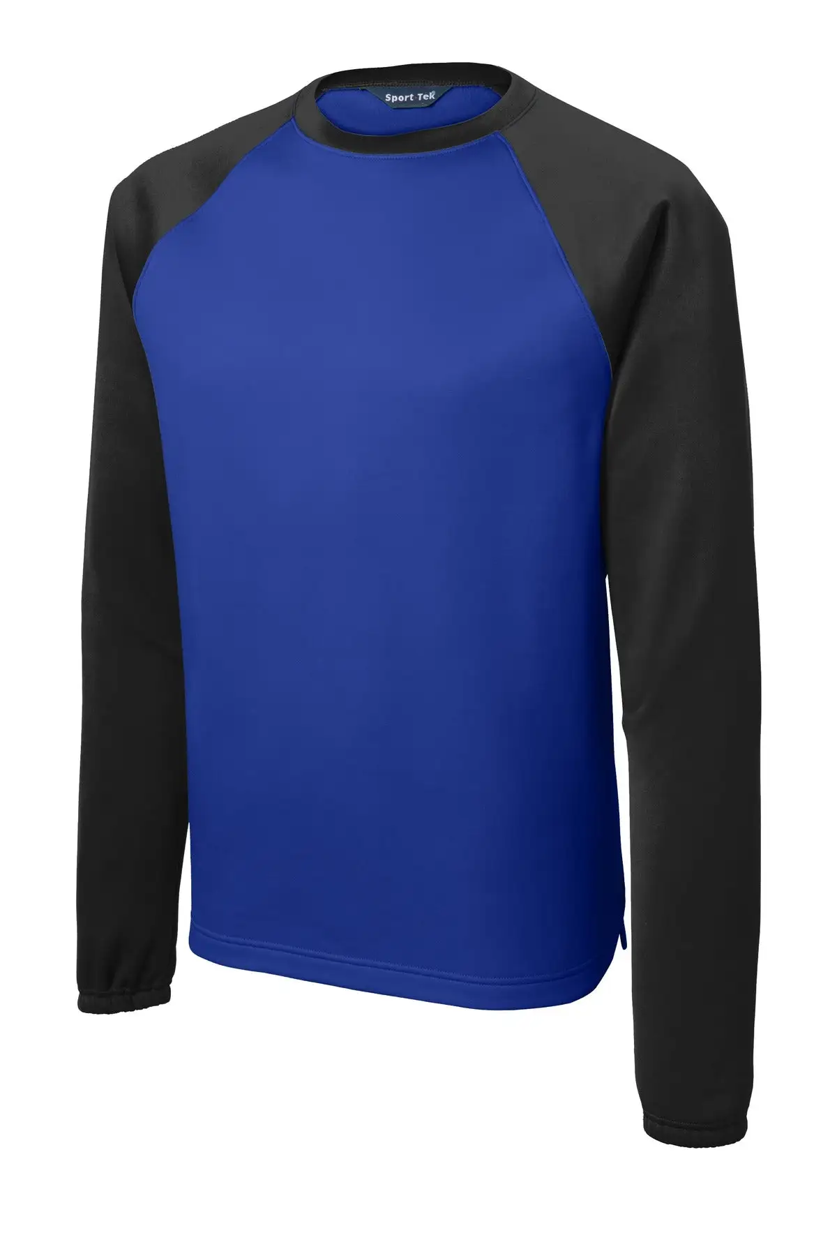Sport-Tek Men's Sport-Wick Raglan Colorblock Fleece Crewneck ST242 - Image 15