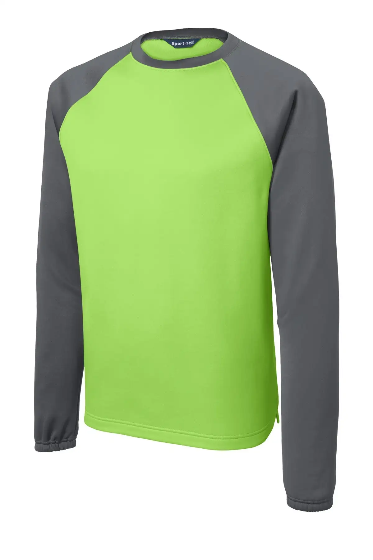 Sport-Tek Men's Sport-Wick Raglan Colorblock Fleece Crewneck ST242 - Image 23