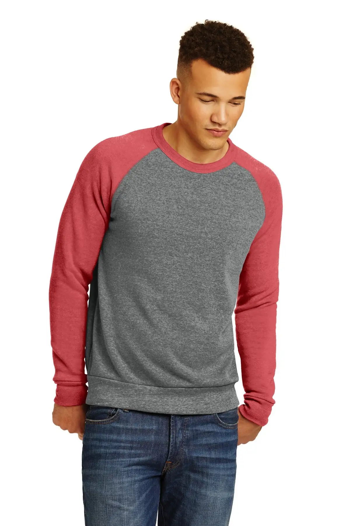 Alternative Men's Champ Colorblock Eco-Fleece Sweatshirt - Image 16
