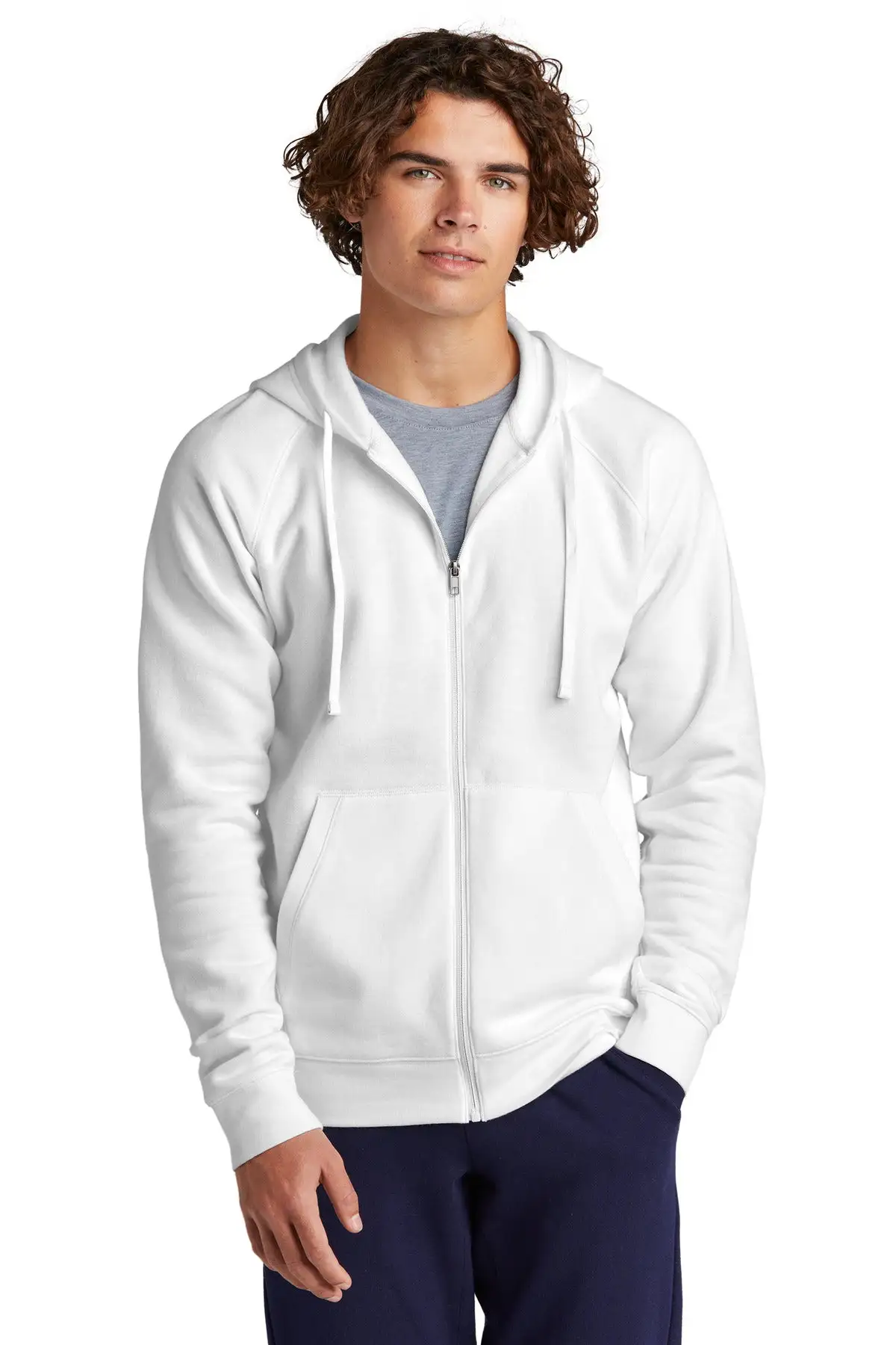 Sport-Tek Men's Drive Fleece Hooded Full-Zip Jacket - Image 13