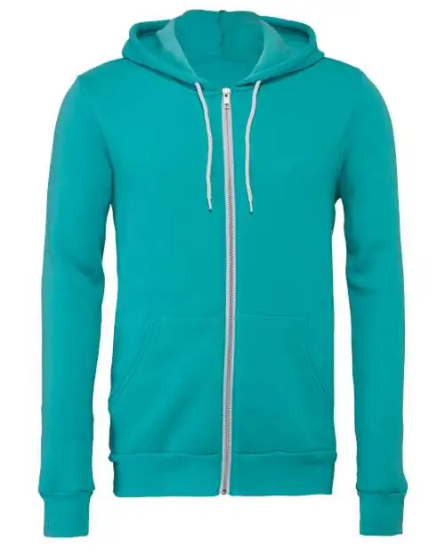 Bella + Canvas BELLA+CANVAS Men's Sponge Fleece Full-Zip Hoodie. BC3739 2 Of 3 - Image 9