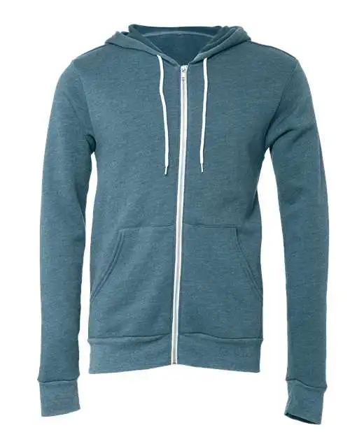 Bella + Canvas BELLA+CANVAS Men's Sponge Fleece Full-Zip Hoodie. BC3739 2 Of 3 - Image 12