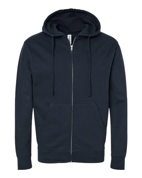 Independent Trading Co. Men's Midweight Full-Zip Hooded Sweatshirt - Image 8