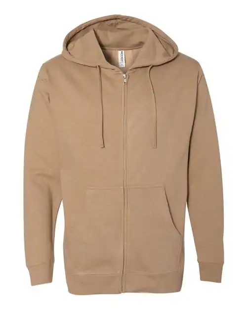Independent Trading Co. Men's Midweight Full-Zip Hooded Sweatshirt - Image 24
