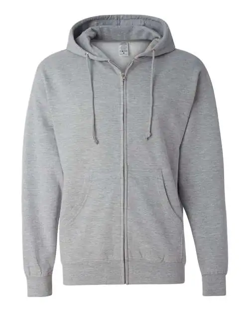 Independent Trading Co. Men's Midweight Full-Zip Hooded Sweatshirt - Image 4