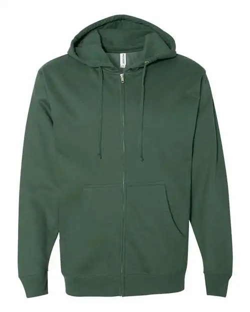Independent Trading Co. Men's Midweight Full-Zip Hooded Sweatshirt - Image 14