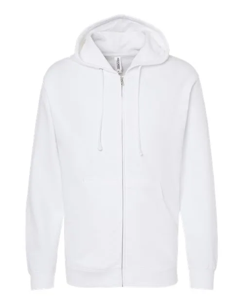 Independent Trading Co. Men's Midweight Full-Zip Hooded Sweatshirt - Image 22