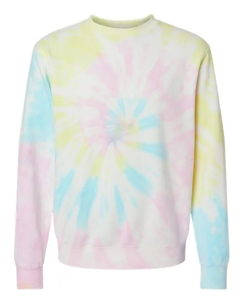 Independent Trading Co. Men's Midweight Tie-Dyed Sweatshirt - Image 8