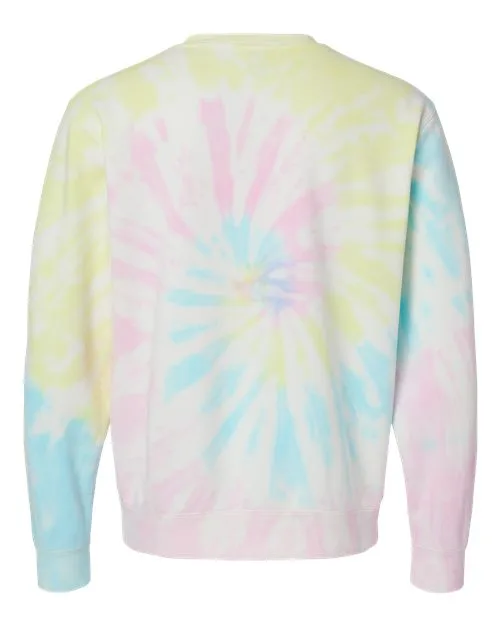 Independent Trading Co. Men's Midweight Tie-Dyed Sweatshirt - Image 9