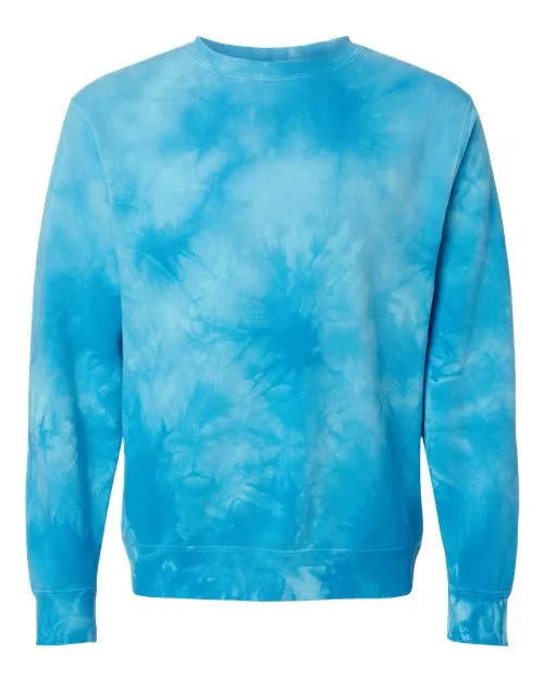Independent Trading Co. Men's Midweight Tie-Dyed Sweatshirt - Image 10