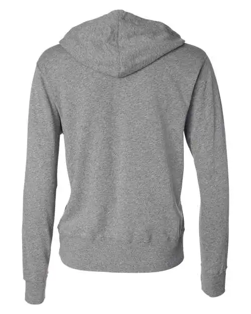 Independent Trading Co. Men's Heathered French Terry Full-Zip Hooded Sweatshirt - Image 7