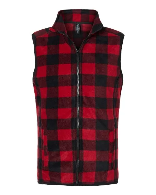 Burnside Men's Polar Fleece Vest - Image 5