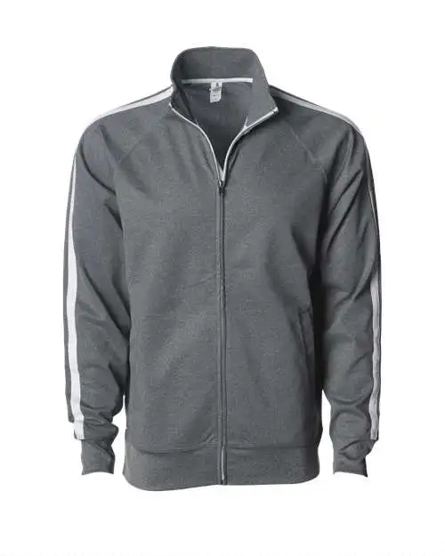 Independent Trading Co. Men's Lightweight Poly-Tech Full-Zip Track Jacket - Image 13