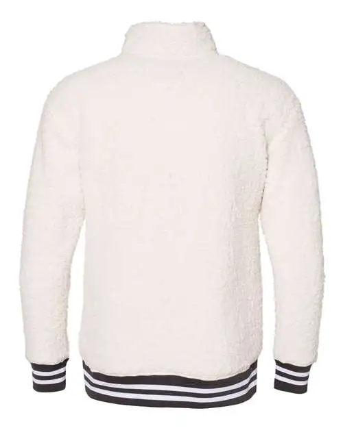 Boxercraft Men's Varsity Sherpa Quarter-Zip Pullover - Image 9