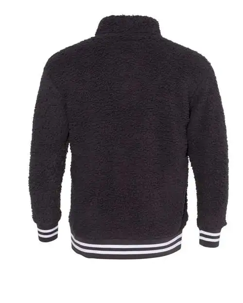 Boxercraft Men's Varsity Sherpa Quarter-Zip Pullover - Image 5