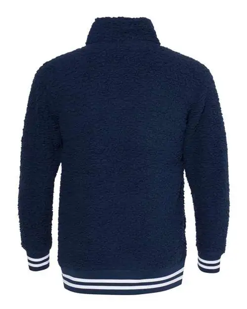 Boxercraft Men's Varsity Sherpa Quarter-Zip Pullover - Image 7