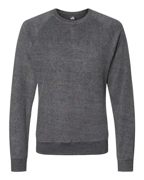 J. America Men's Flip Side Fleece Crewneck Pullover - Image 4