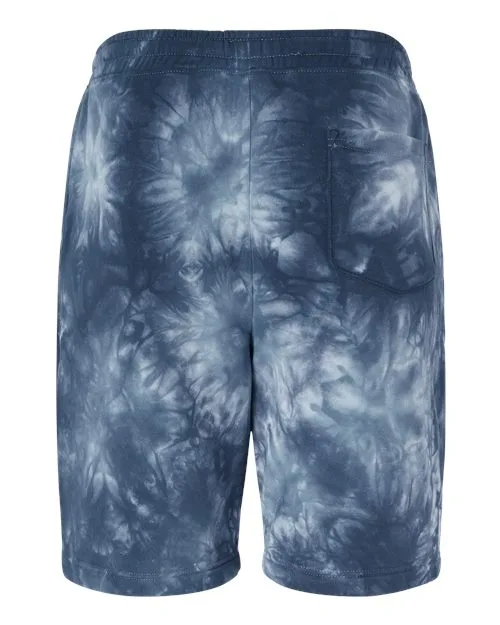 Independent Trading Co. Men's Tie-Dyed Fleece Shorts - Image 5