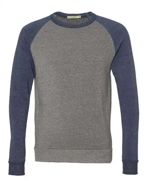 Alternative Men's Champ Colorblock Eco-Fleece Sweatshirt - Image 2