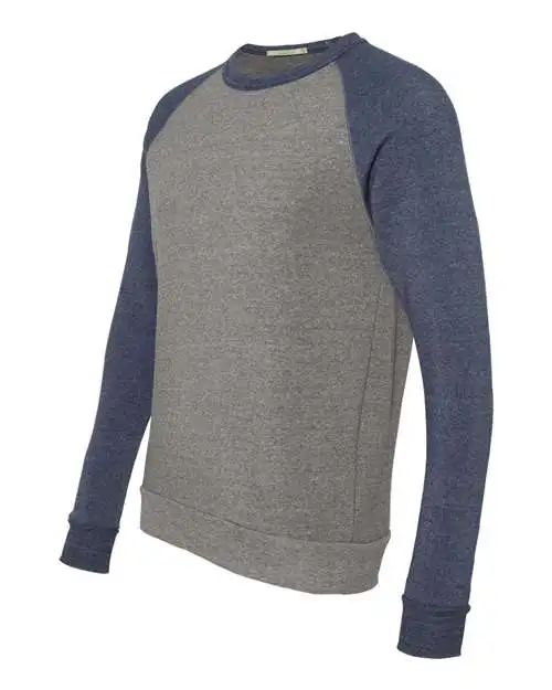 Alternative Men's Champ Colorblock Eco-Fleece Sweatshirt - Image 3