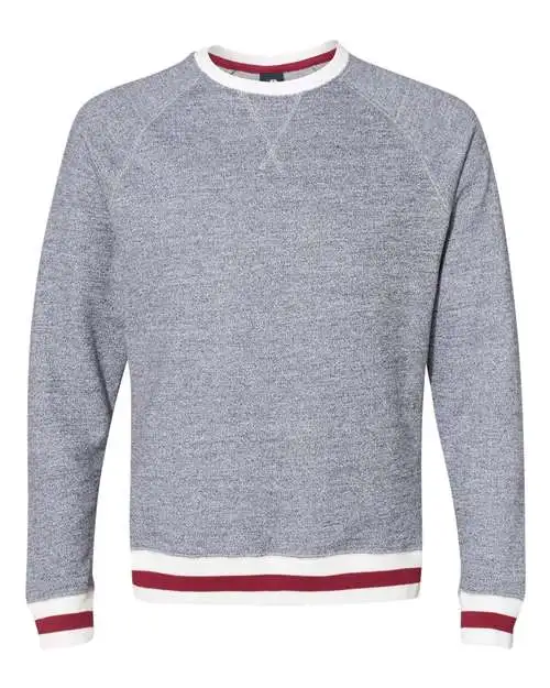J. America Peppered Fleece Crewneck Sweatshirt - Image 6