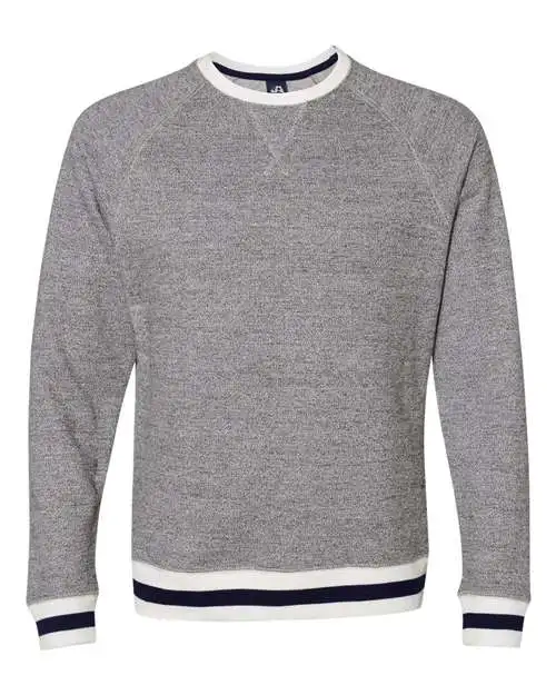 J. America Peppered Fleece Crewneck Sweatshirt - Image 4