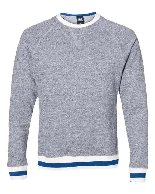 J. America Peppered Fleece Crewneck Sweatshirt - Image 2