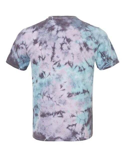 Dyenomite Men's LaMer Over-Dyed Crinkle Tie Dye T-Shirt - Image 4