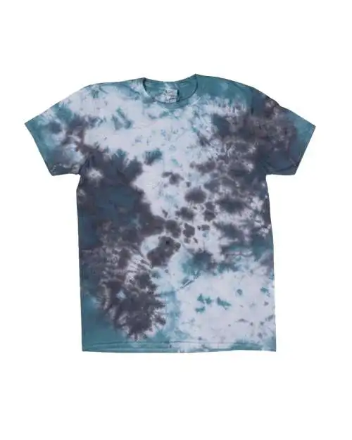 Dyenomite Men's LaMer Over-Dyed Crinkle Tie Dye T-Shirt - Image 5