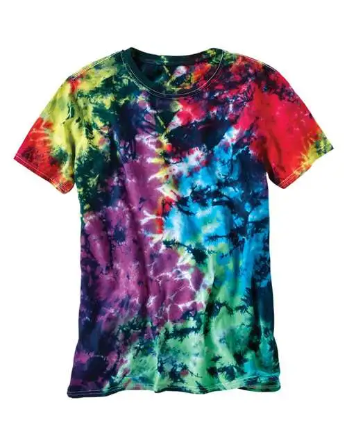 Dyenomite Men's LaMer Over-Dyed Crinkle Tie Dye T-Shirt - Image 6