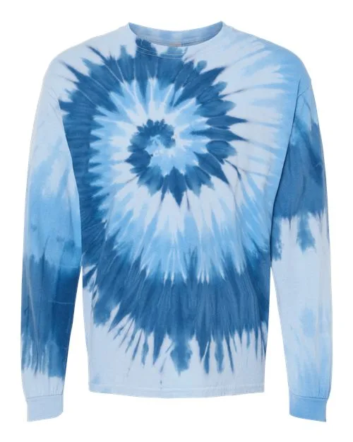 Dyenomite Unisex Spiral Tie-Dyed Long Sleeve T-Shirt - Image 6
