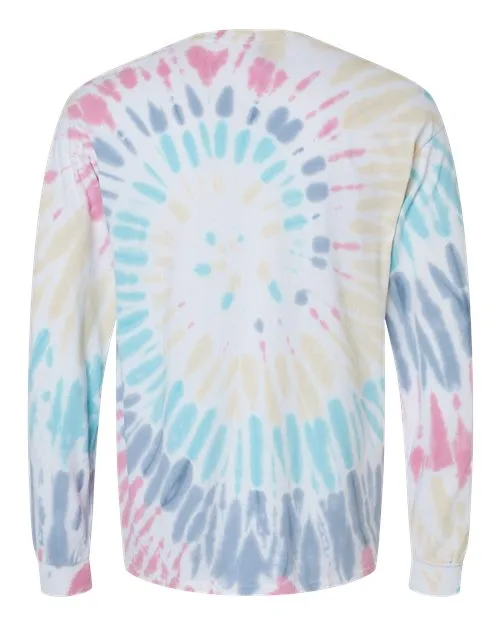 Dyenomite Unisex Spiral Tie-Dyed Long Sleeve T-Shirt - Image 14
