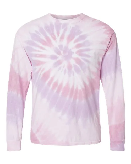 Dyenomite Unisex Spiral Tie-Dyed Long Sleeve T-Shirt - Image 9