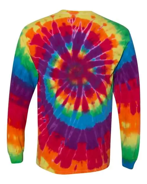 Dyenomite Unisex Spiral Tie-Dyed Long Sleeve T-Shirt - Image 15