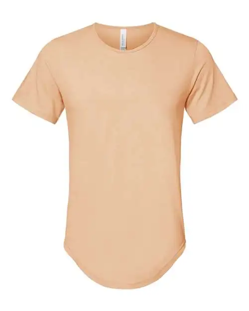 BELLA + CANVAS Men's Jersey Curved Hem Tee - Image 4
